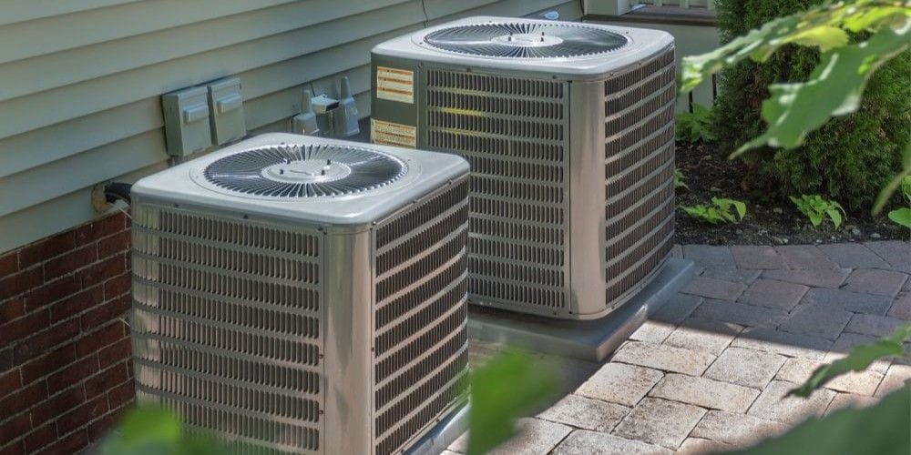 Air conditioning units.