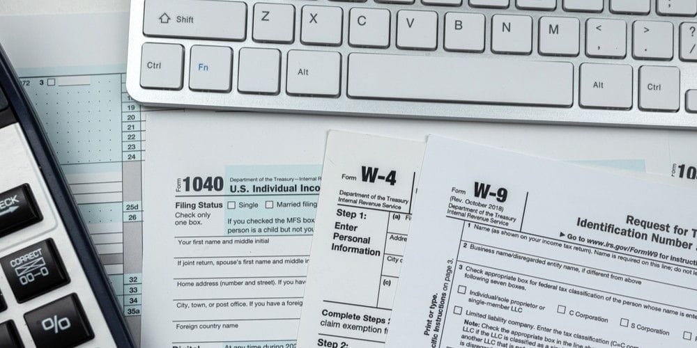 Tax forms.