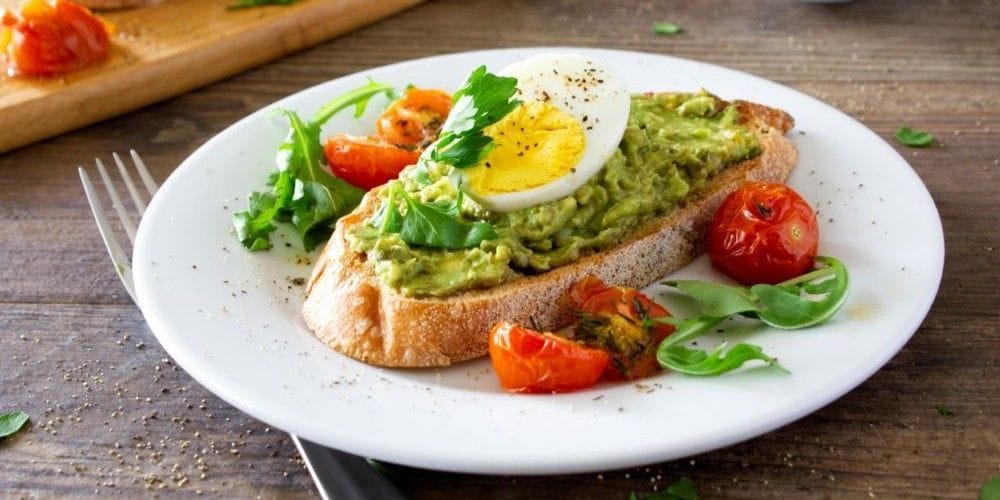 Brunch served at the table.